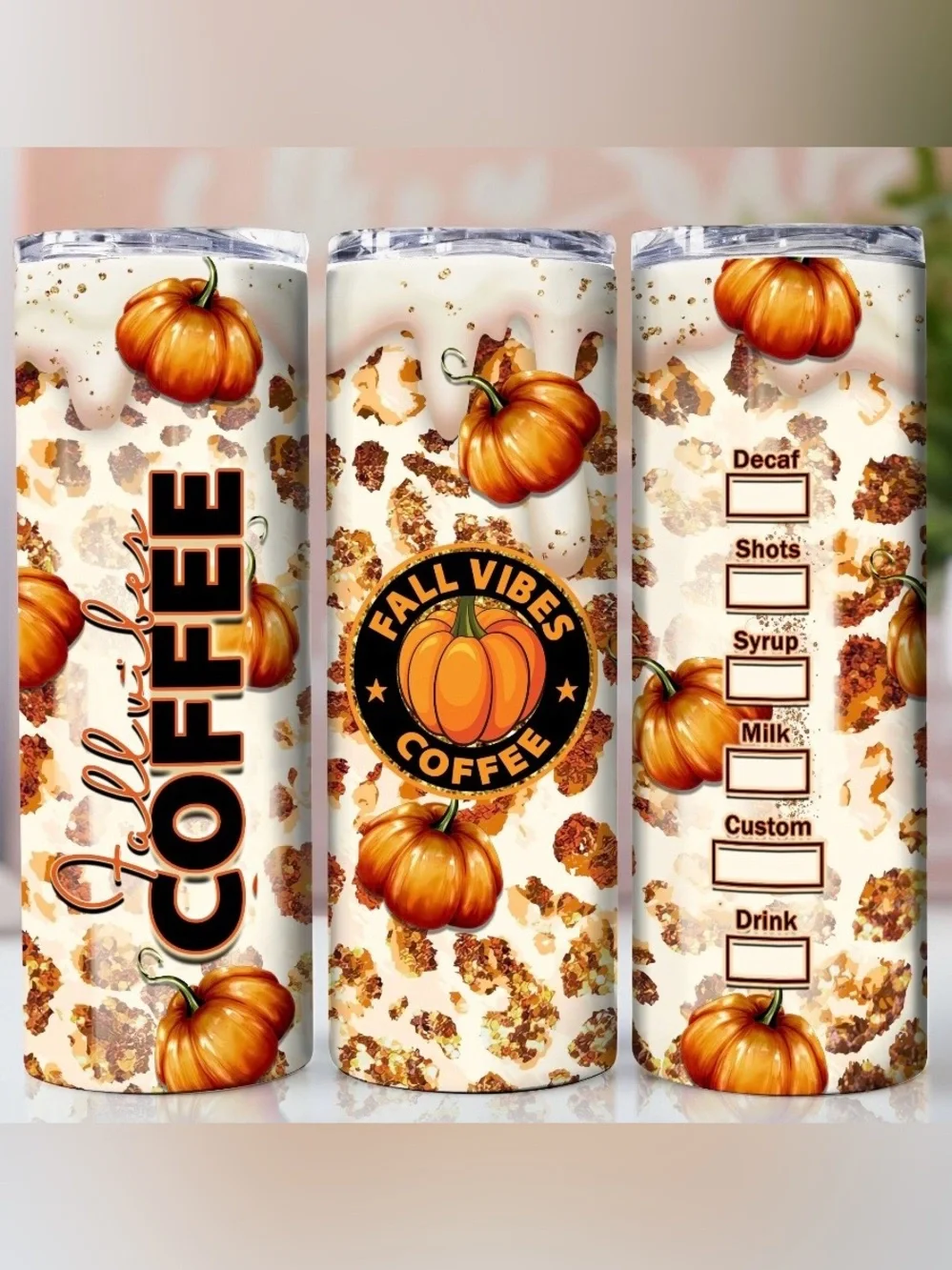 Pumpkin Travel Tumbler
